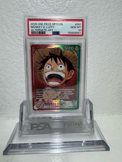 2025 ONE PIECE OP13-CARRYING ON HIS WILL #001 MONKEY D. LUFFY ALTERNATE ART