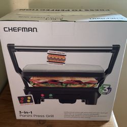 Panini Press Grill 3-in-1