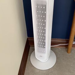 Dreo Tower Fan for Bedroom, 25ft/s Speed ​​Silent Floor Fan,