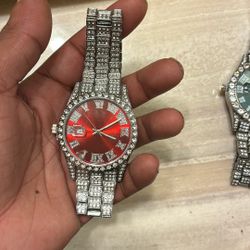 Red Diamonds Watch 