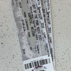 Out Of The Park Concert Sat. March 21 @ 2-10PM