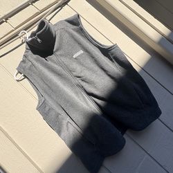 Columbia Gray Full-Zip Fleece Vest