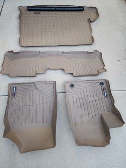 WeatherTech Toyota mat set for a Highlander