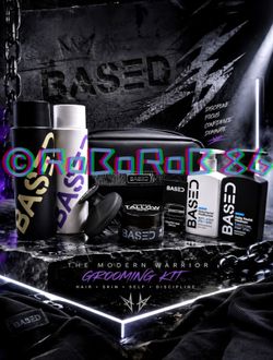 BASED Modern Warrior Grooming Kit Tallow Moisturizer Hair & Skincare Bundle NEW