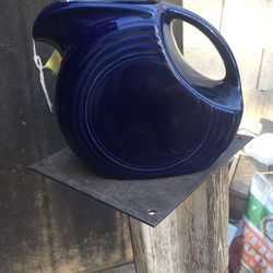 Vintage Fiesta Colbalt Blue Pitcher