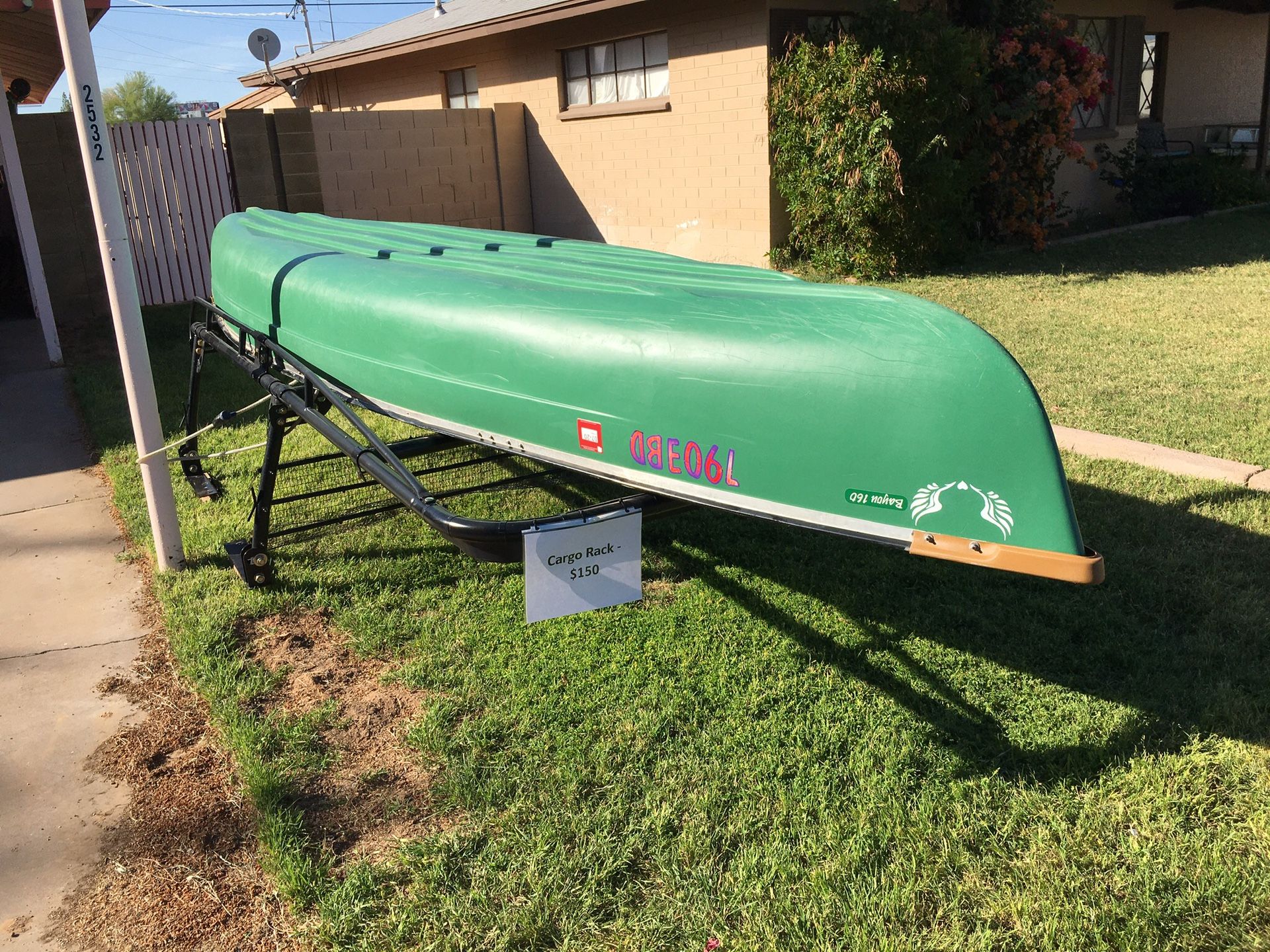 Pelican Bayou 16 ft Canoe with Cargo Rack for Sale in Phoenix, AZ OfferUp