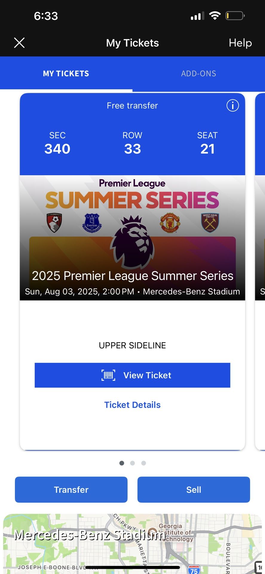 Man U Tickets