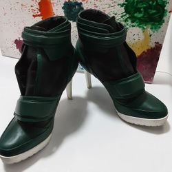 Green High Heels