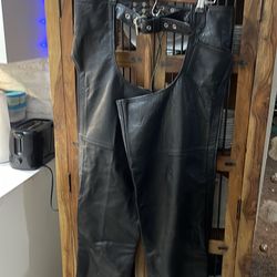 Leather chaps