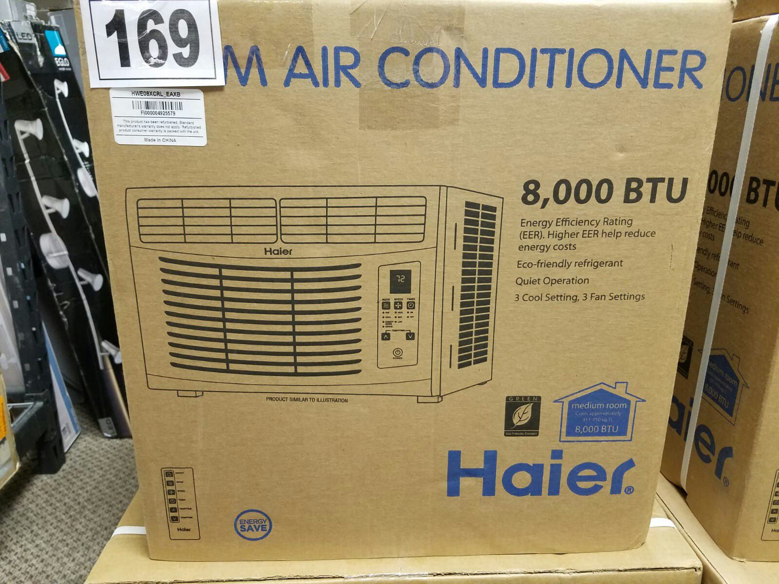 8000 BTU WINDOW AIR CONDITIONER/ AC