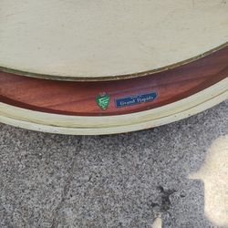 Mahogany Round Table Antique Ready To Be Refinished