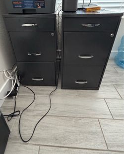 3-Drawer Metal Filing Cabinet