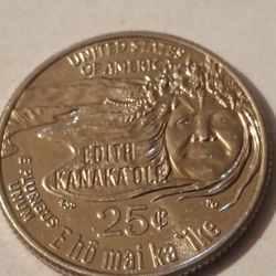 2023 D Edith Kanaka Ole Coin Error ( Rare)