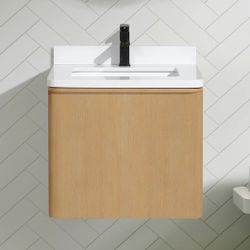 24” Lucas Washed Oak  Floating - New In Box  “Sale”