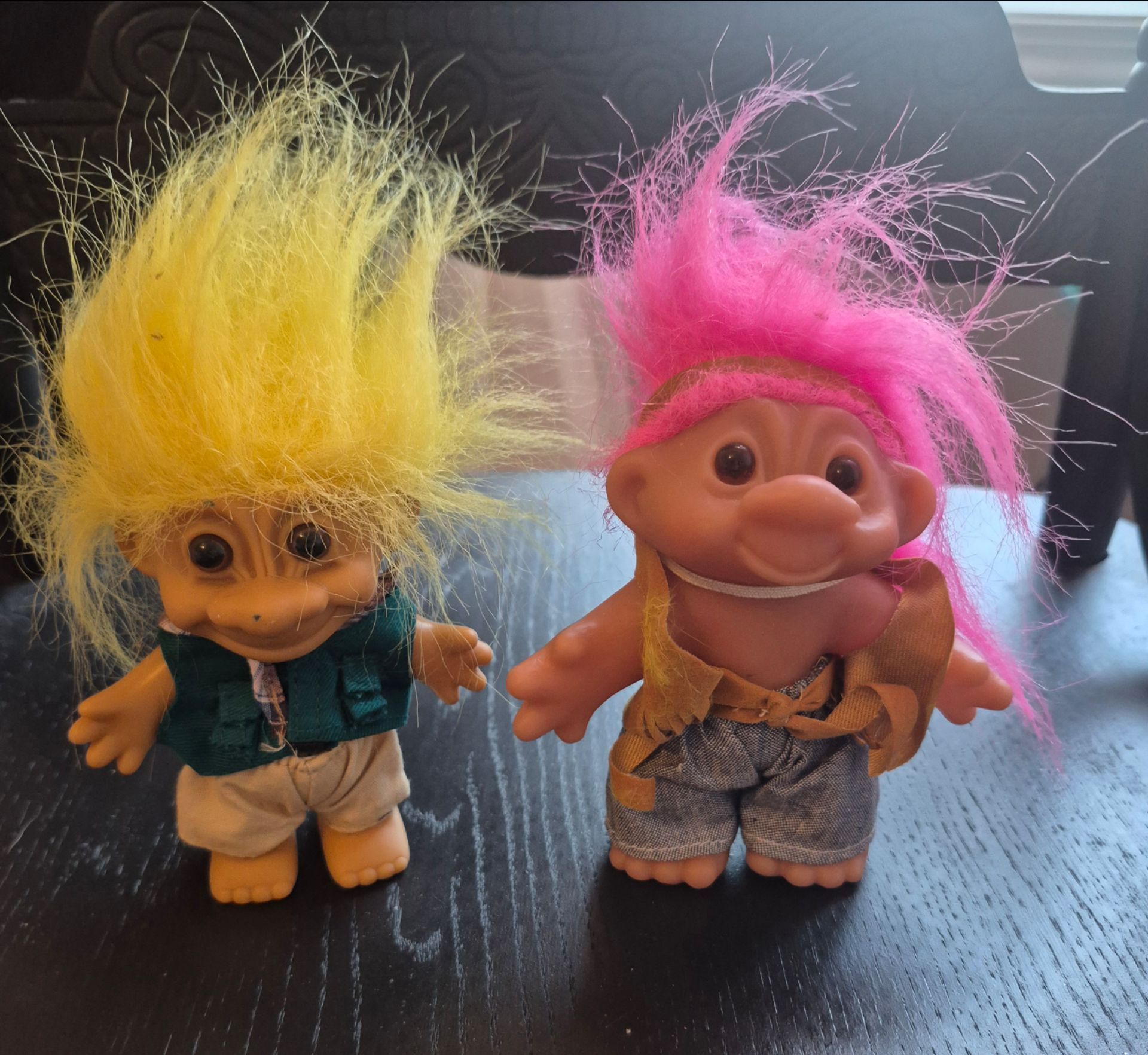 Two Vintage troll dolls collectable toys dolls trolls