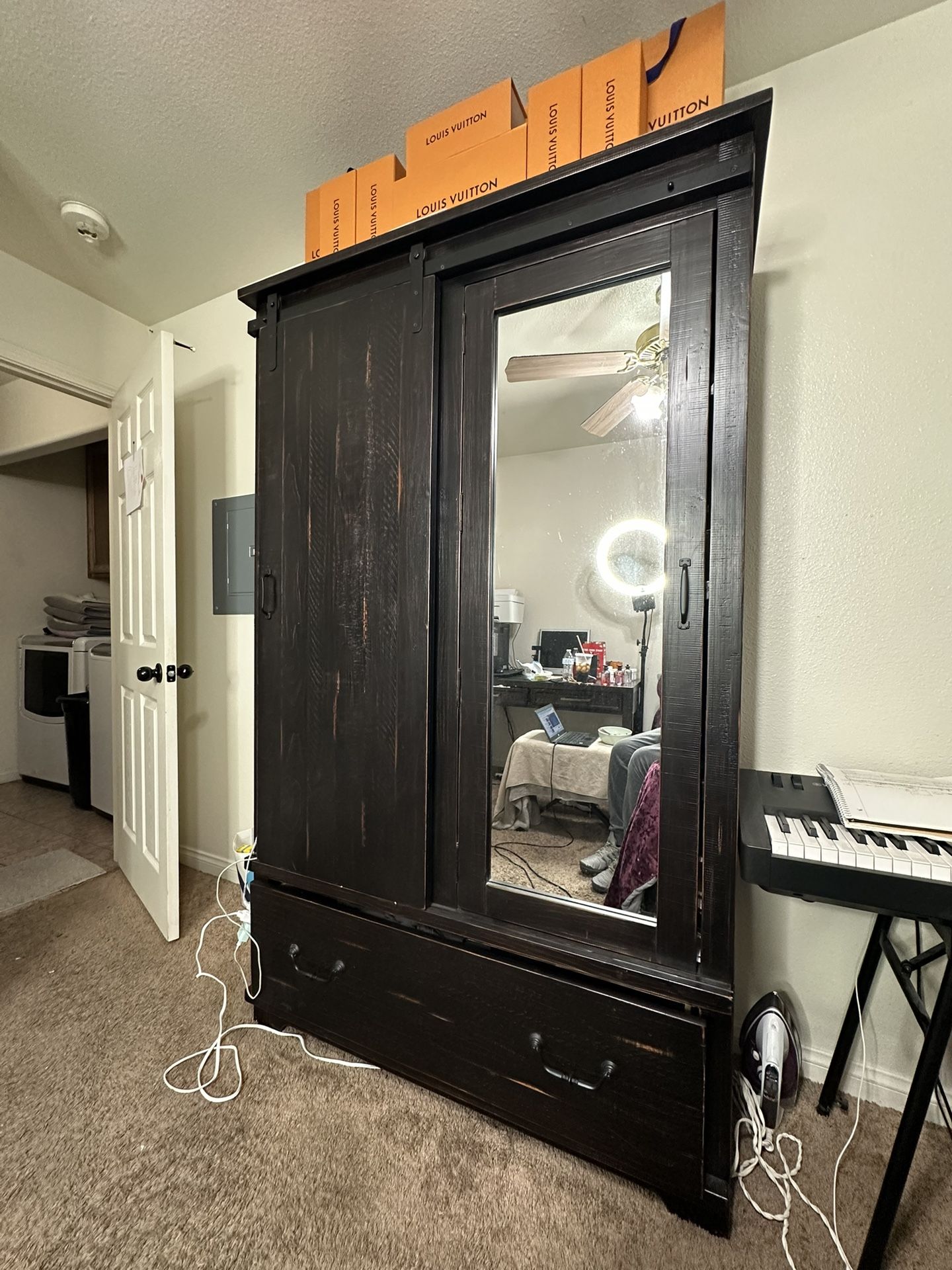 Sliding Dresser Mirror