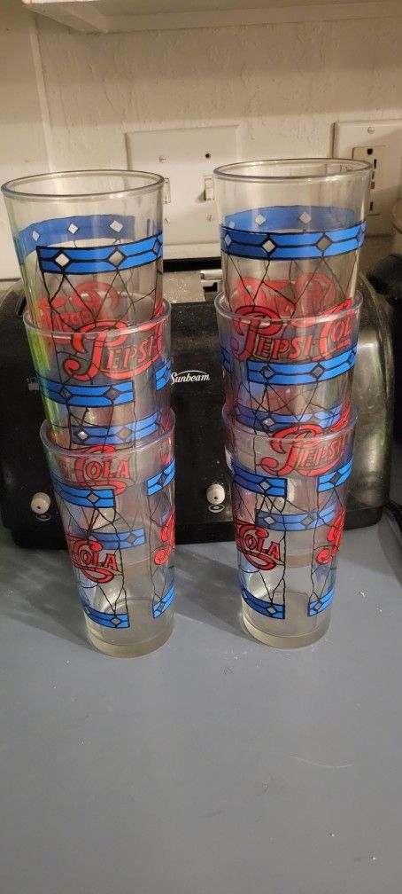 Vintage Pepsi Glasses