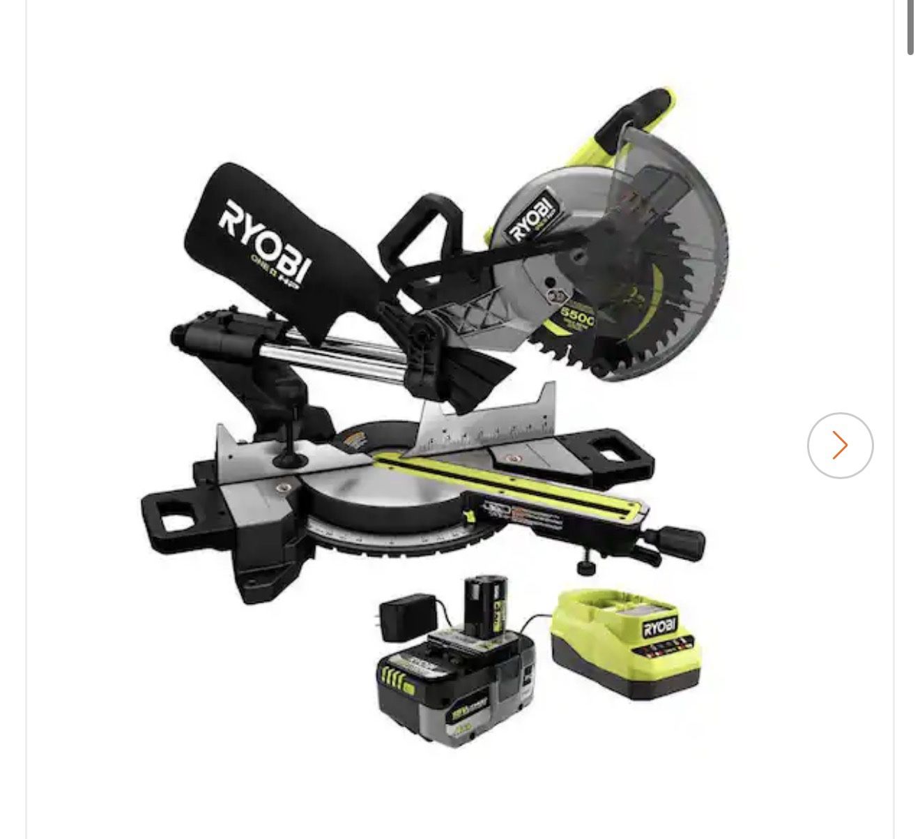 Sliding Compound Miter Saw (Ryobi)