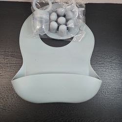 Silicone Baby Bib Set