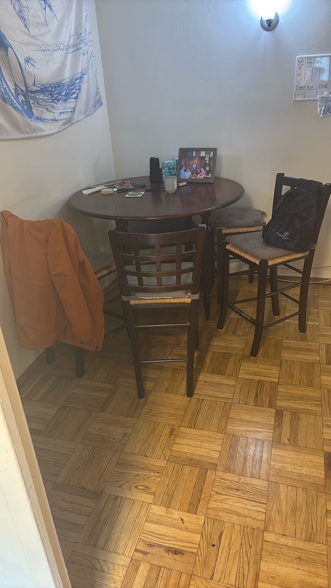 Collapsible Table With 4 Chairs