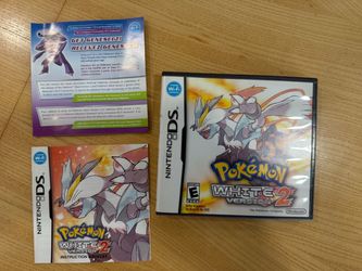 Pokemon White Version 2 Nintendo DS CIB First Edition