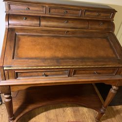 Real Wood Secretary Desk - Excellent Condition 