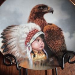 Native Collection 9 Gold Plated Plates 