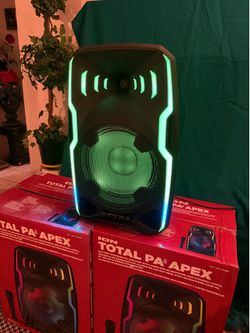 ION Total PA Apex Premium ALL-IN-ONE PA Speaker – Wireless Mic, Party Lights, Stand, Bluetooth (NEW)