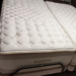 Saatva Rx Organic King Splits/mattreses. $$Delivery  Available 