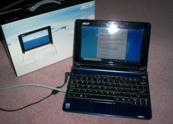 Acer Aspire Laptop PC Intel Atom 1.6Ghz 1.5GB 120G SSD Web Cam Win 10 - $155 (schererville)