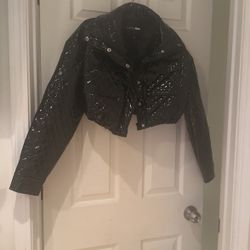 Brand New Fashion Nova Puffer Cropped Jacket