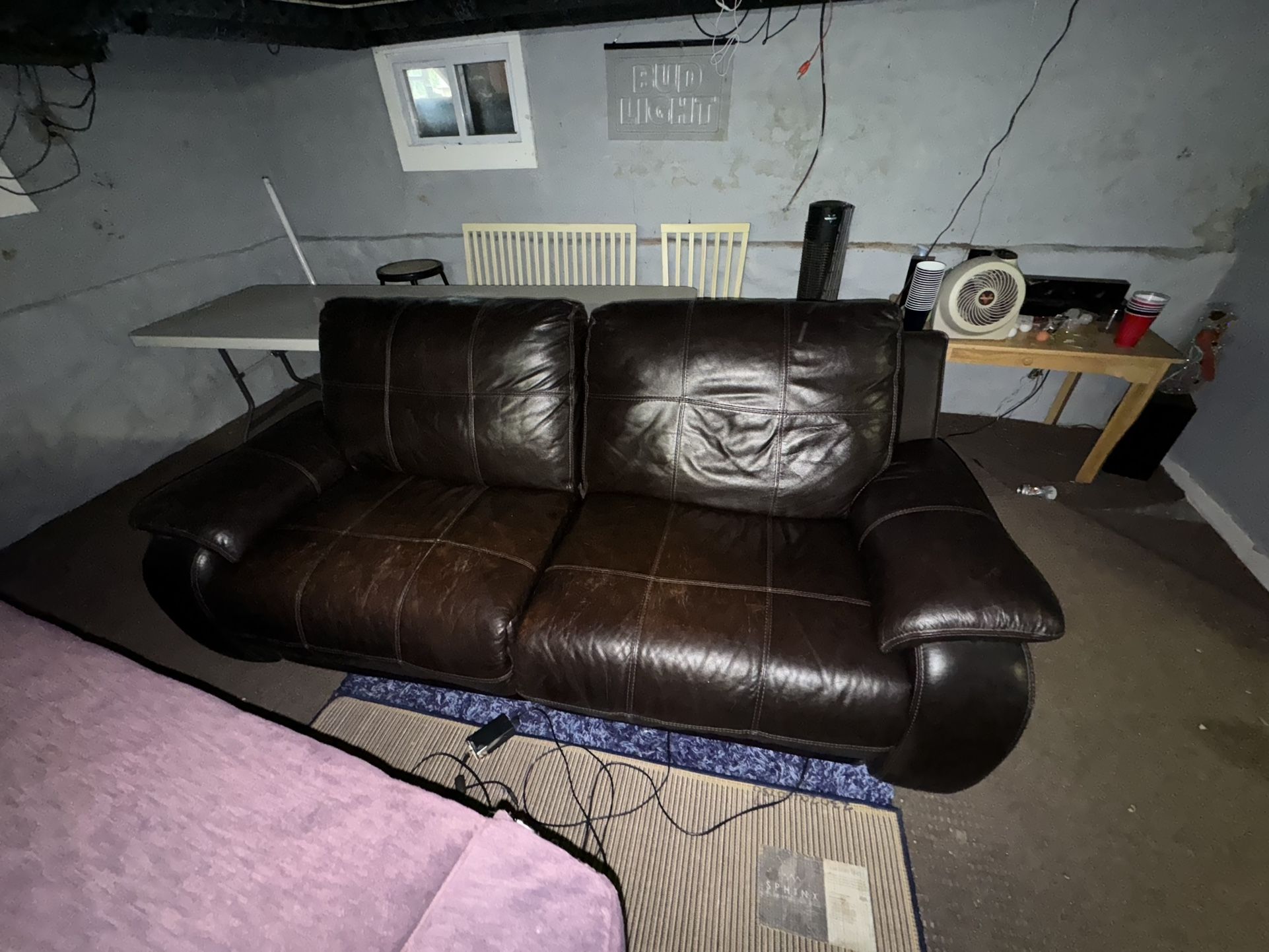 Leather Couch 