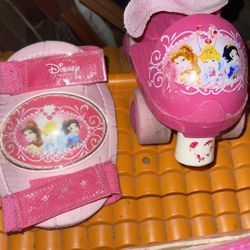 Disney Princess Adjustable Skates And Knee Pads