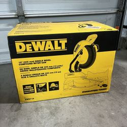 NEW Dewalt 15amp 12inch Miter saw