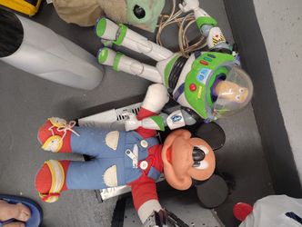 Vintage Mickey Mouse And Buzz Lightyear