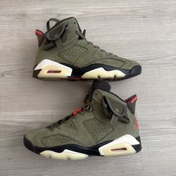 Travis Scott olive Jordan 6