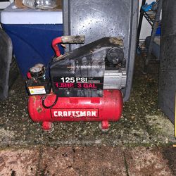 The Craftsman 3-gallon 125 PSI air compressor