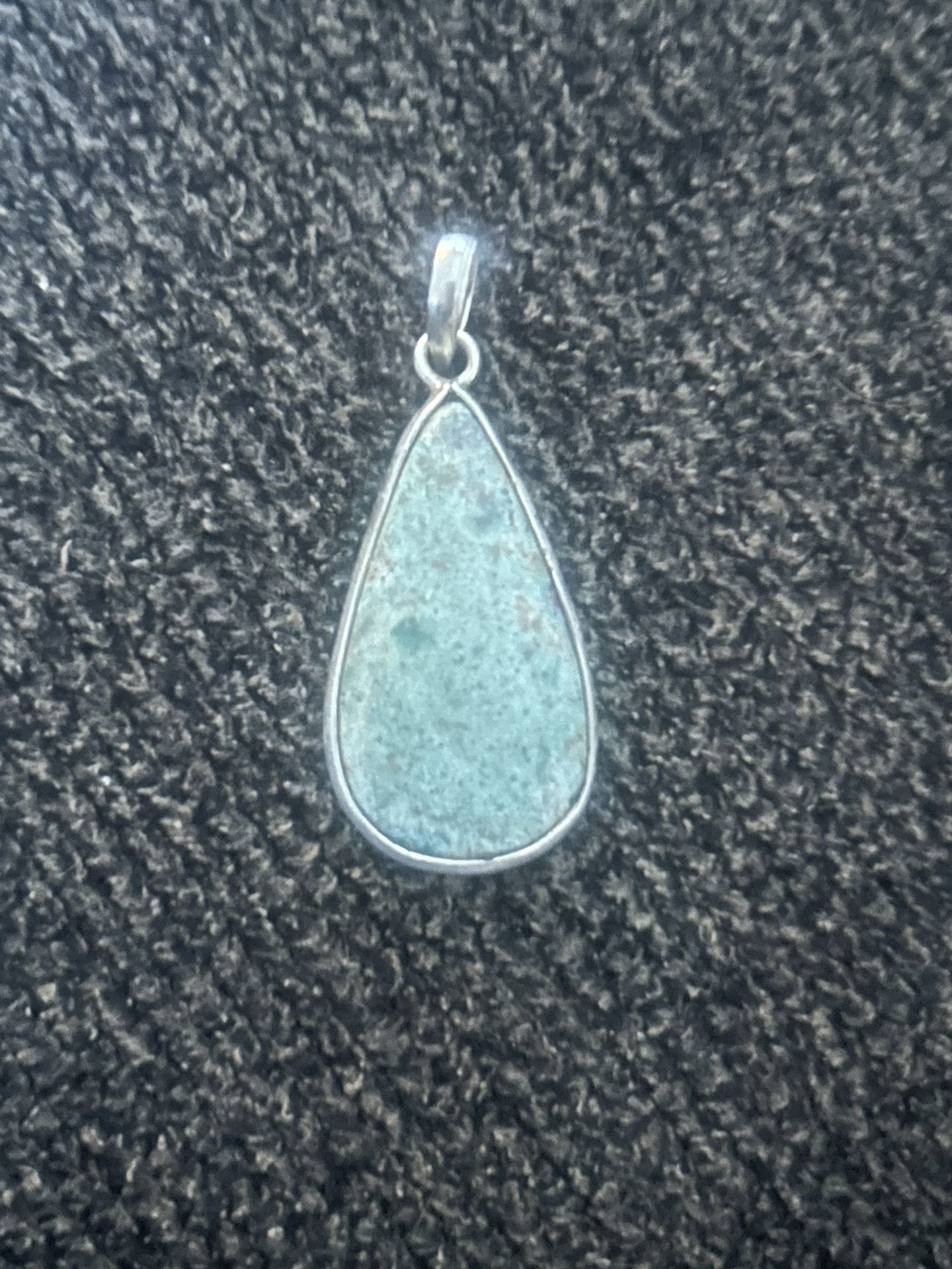 925 Sterling Silver Turquoise Pendant