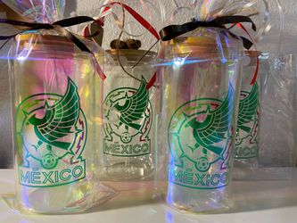 Mexico glass can