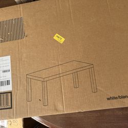 Ameriwood Home Parsons Modern Coffee Table, White