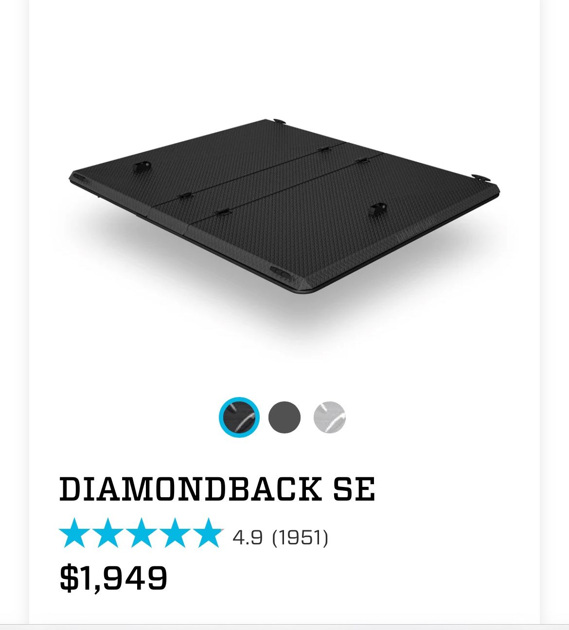 Diamondback SE Hard Truck Bed Cover