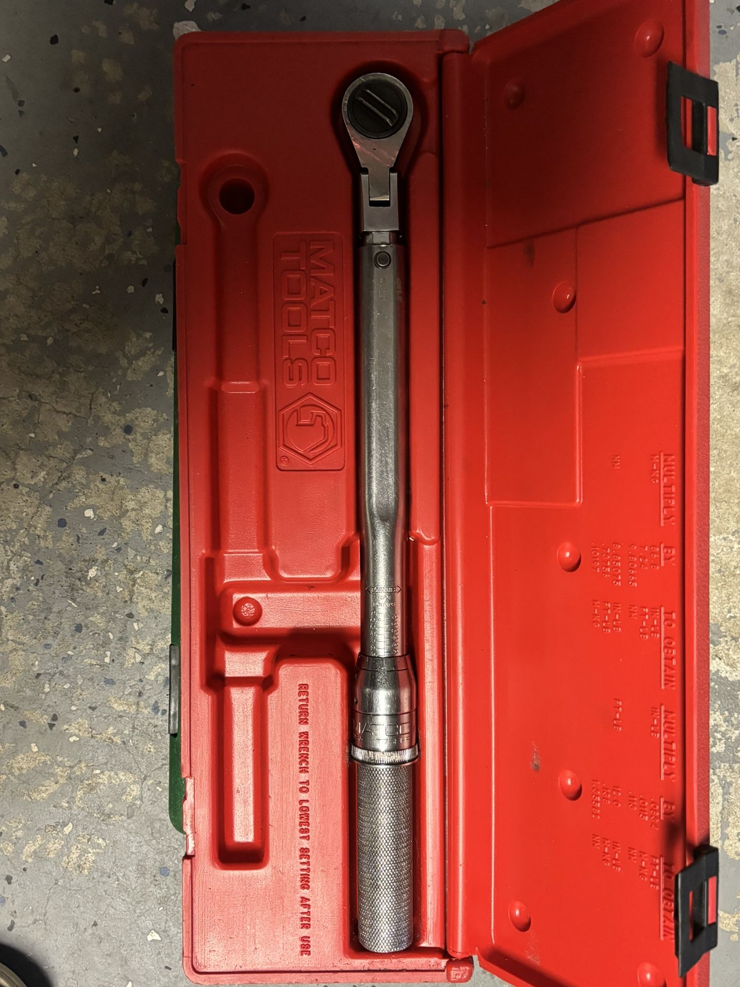 Matco Tools Torque Wrench 