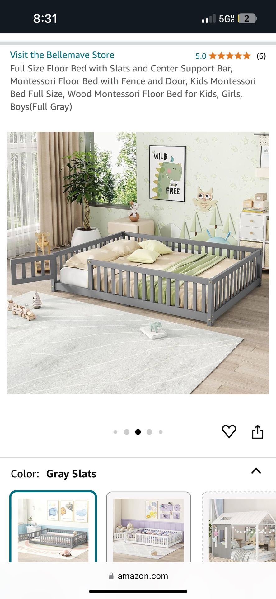 Floor Bed Full Montessori