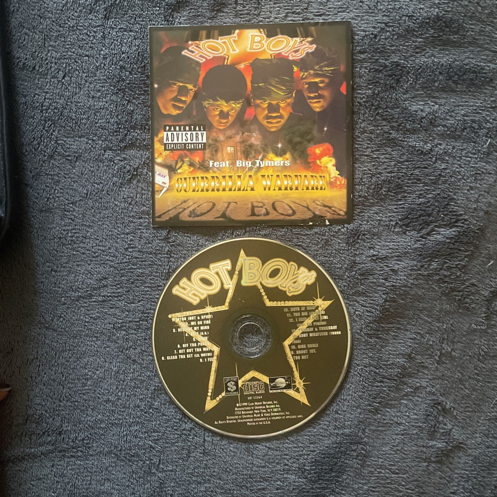 Music CD Hot Boys ft. Big Tymers Guerilla Warfare