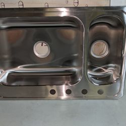 Stainless Steel Sink. Two Compartment. Brand New.