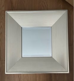 Square Wall Mirror with Wide Frame