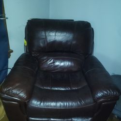 Electric Leather Recliner $30