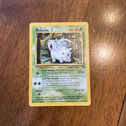 Nidoran Pokémon card