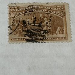 United States 1893 Columbus Expedition 239 30 Cent Used Stamp