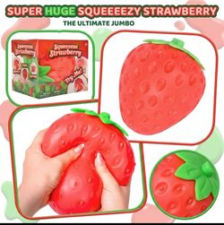 Jumbo Size Big Big Strawberry Squishy